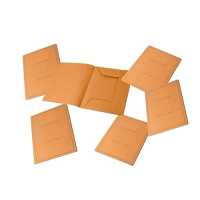 Imagen de Pigna 0221801AR, paquete de 50 unidades, carpeta 3 solapas con impresión, color naranja