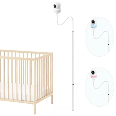 Imagen de Derebir Soporte para Vigilabebés Cámara, Cámara de Bebé, Compatible con Babysense V43_2CAM and MaxView 2CAM Baby Monitor(68,7 Pulgadas)