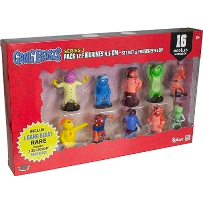 Imagen de Lansay Gang Beasts Pack de 12 Figuras 4,5 cm Modelo Aleatorio Personajes Videojuegos A Partir 8 años