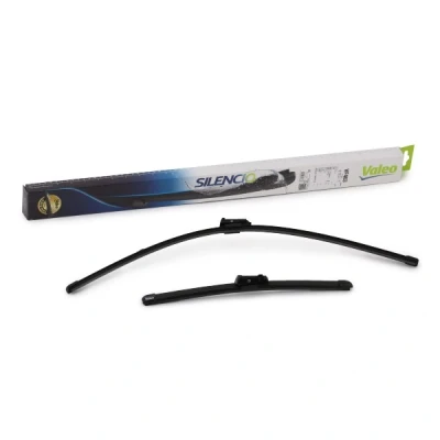 Imagen de Limpiaparabrisas Valeo Silencio X.trm, Flat Blade Set 574663 delante Sin marco Top Lock OPEL: Mokka / X, FIAT: 500L, 500X