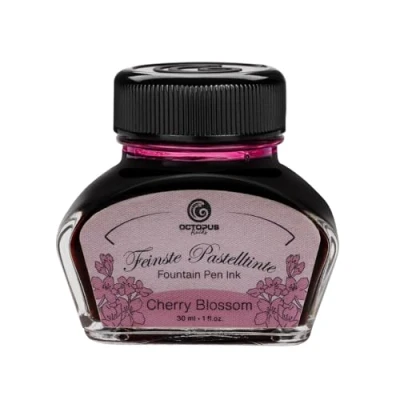 Imagen de tinta para pluma estilográfica rosa pastel &quot;Cherry Blossom&quot; 30ml, escribir, caligrafía