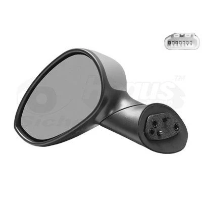 Imagen de espejo retrovisor Van Wezel 1604817 izquierda imprimado completo, convexo, para ajuste elect. espejo, calefactable FIAT: 500 Hatchback