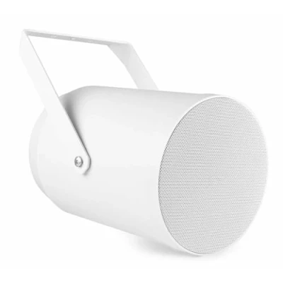 Imagen de Power Dynamics PSP6 Proyector de Sonido con woofer 6,5 20 W 100 V, IPX5, recinto ABS Apto para Exterior bajo Cubierta, Incluye Soporte Montaje, Color Blanco