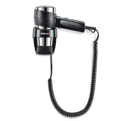 Imagen de Valera, Action Super Plus 1600, Secador de Pelo para Hotel, Pared Compacto, con Temperatura y Flujo Aire Ajustables, Función Frío Botón Seguridad On/Off, 1600 W, Swiss Made