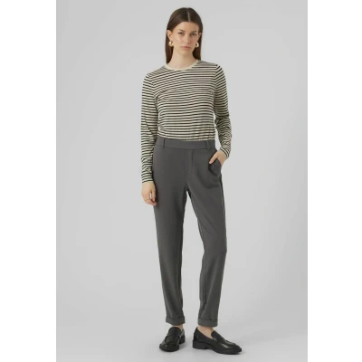 Imagen de Vero Moda Vmmaya MR Solid NOOS Pantalones, Mujer, Talla: XSx34, Grey pinstripe