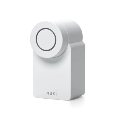 Imagen de Nuki Smart Lock Go con Bluetooth, WiFi &amp; Matter, Cerradura electrónica que convierte tu smartphone en llave y permite acceso sin llave, inteligente de fácil instalación cambiar cilindro