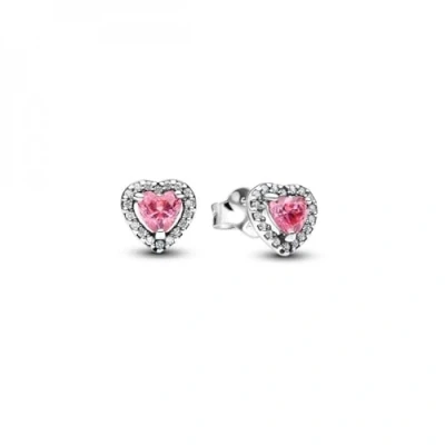 Imagen de Pandora Mujeres Pendientes Plata/Rosa 298427C02