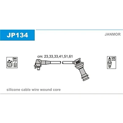 Imagen de JANMOR JP134 Juego de Cables Encendido TOYOTA: Supra III