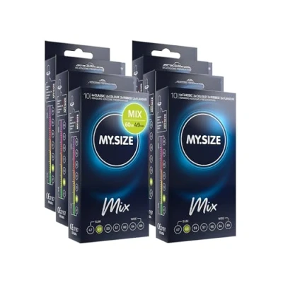 Imagen de My.Size Mix Condones, tamaño 2, 49 mm, paquete de ventaja, contenido 60 unidades