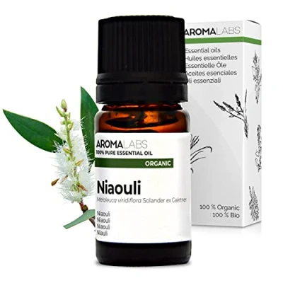 Imagen de BIO Aceite Esencial NIAULI 5mL 100% Puro, Natural, Quimiotipado y Certificado AB AROMA LABS (Marca Francesa)