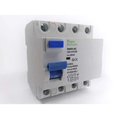 Imagen de Interruptor Diferencial 40A, 4P Trifásico (3P+N), Clase A SI Super Inmunizado (30mA)