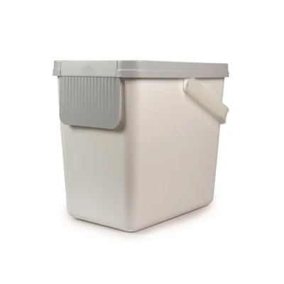 Imagen de Snips Cubo de Basura Cocina 25 litros, Reciclaje, 26 x 36 34 cm, Color Blanco, Made in Italy.