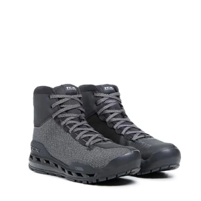 Imagen de TCX Climatrek Surround, Zapatillas de moto transpirables e impermeables para hombre con tecnología Mebrana Gore Tex Entended Comfort y Gor Negro/Gris