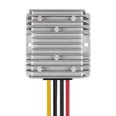 Imagen de HOMELYLIFE DC 8V 40V a 12V 6A 72W Reductor de Voltaje Automático Buck Boost Converter Step Down Up Regulador Módulo Impermeable Transformador para Carrito Golf Club Cart (8V 6A)