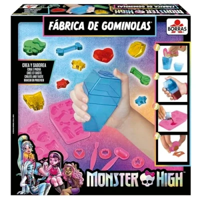 Imagen de Borras Gominolas Monster High, los niños podrá Crear Sus propias golosinas con moldes de A Partir 5 años (19832)
