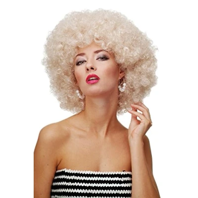 Imagen de WIG ME UP Peluca Afro Rubio Claro Dorado Funk Disco años 70 80 Foxy Brown PW0011 P66