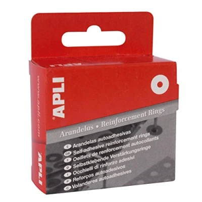 Imagen de Arandelas apli adhesivas refuerzo taladro 13 mm caja de 200 unidades