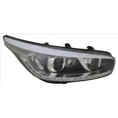 Imagen de TYC 20 14860 16 2 Faros izquierda H7/H7/H7, LED con luz diurna, estática para curvas circulación por la derecha LED, electromotor