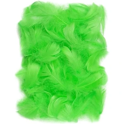 Imagen de Netuno 150 Piezas de Plumas Decorativas Color Verde 10g decoración atrapasueños hogar Sombreros Disfraces Fiesta Manualidades artesanía Bricolaje Navidad Pascua Boda Cumpleaños