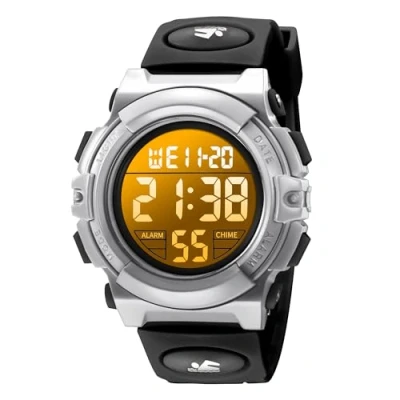 Imagen de BEN NEVIS Reloj Digital para Niños, de Los Niños Deporte LED Impermeable Alarma Calendario Luminoso Multifuncional Cronógrafo Pulsera
