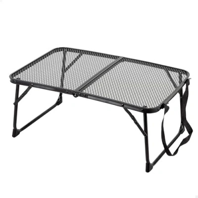 Imagen de AKTIVE Mesa Baja Plegable Ligera, 60 x 40 25 cm, Topes antivuelco, Resistente Altas temperaturas, Soporta 20 kg, Asa de Transporte, Cierre Seguridad, Camping (63084)
