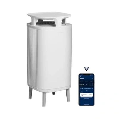 Imagen de BLUEAIR Purificador de aire DustMagnet 5240i HEPASilent, filtro con ventilador silencioso para hasta 48m², limpiador aire, blanco