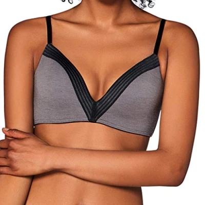 Imagen de sloggi Wow Embrace PU, Sujetador sin Aros, Mujer, Multicolor (Black Combination), L