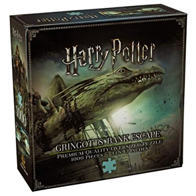 Imagen de The Noble Collection Gringotts Bank Escape 1,000pc Jigsaw Puzzle (62402)