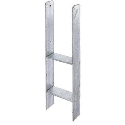 Imagen de GAH ALBERTS 213893 Anclaje para postes de forma H, Acero, lichte Breite: 141 mm