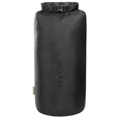 Imagen de Tatonka Saco seco de 10 l Bolsa Impermeable con Cierre Enrollable y poliéster Reciclado litros Volumen (Negro)