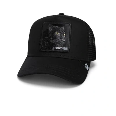 Imagen de Goorin Bros The Black Panther Pantera Core Negro Gorra de Camionero Ajustable