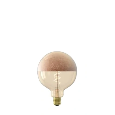 Imagen de BombillaLed regulableCALEX 2001000800E27 Globe G125 4W 1800K Cobre craquelado