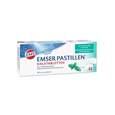 Imagen de EMSER Pastillen Halstabletten mit Menthol zuckerfrei, 30 pzas Tabletas