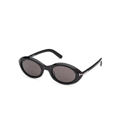 Imagen de Tom Ford Carmen Gafas de sol Shiny black smoke, Mujer, Talla: 51, smoke