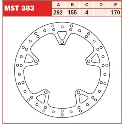 Imagen de TRW MST383 Disco de freno 292 4