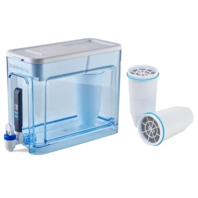Imagen de ZeroWater Dispensador de filtro agua 7,5 L con 3 filtros avanzados 5 etapas, certificado IAPMO para reducir el plomo y PFOA/PFOS