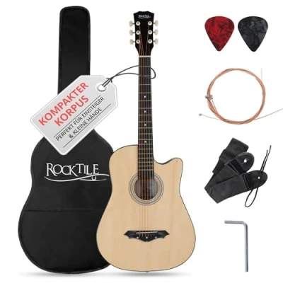 Imagen de Rocktile WSD 5C NT Slim Line Set de guitarra acústica Natural