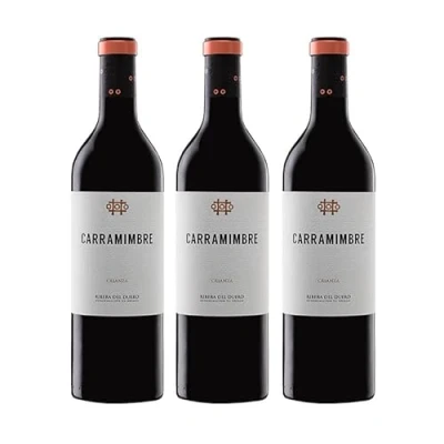 Imagen de Vino Tinto Carramimbre Crianza de 75 cl D.O. Ribera del Duero Bodegas (Pack 3 botellas)