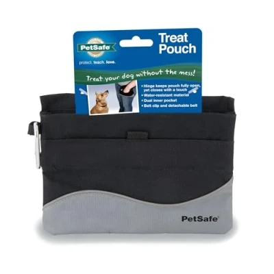 Imagen de PetSafe Deporte Mini Bolsa de golosinas, Accesorio Duradero y práctico para Entrenamiento Perros, Lona, Negro