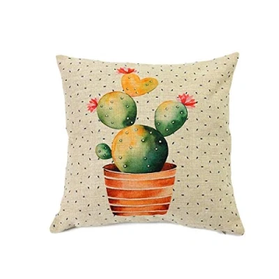 Imagen de Nacnic Funda de cojin Cactus Flor Rosa