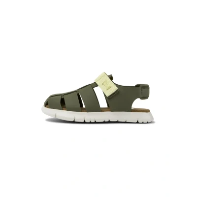 Imagen de Camper Oruga Unisex Sandalias para niños, Talla: 28, Mittelgrün Piel/tela
