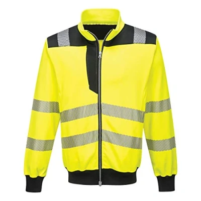 Imagen de Portwest Sudadera De Alta Visibilidad Pw3, Tamaño: XXXL, Color: Amarillo/Negro, PW370YBRXXXL