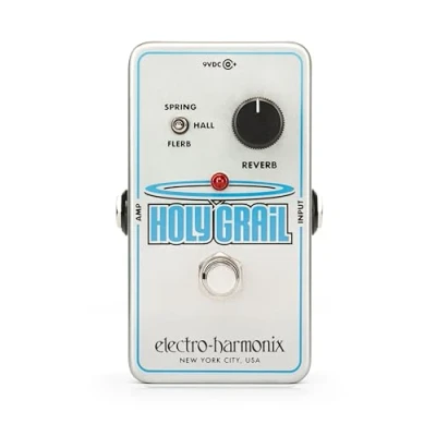 Imagen de electro harmonix Holy Grail Pedal de efecto reverb para guitarra, color plateado