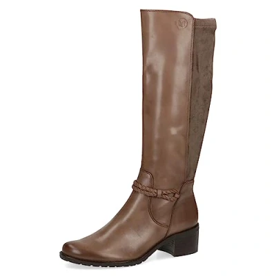 Imagen de CAPRICE 9 25508 41, Botas tacón para Mujer, Marrón (Taupe Comb), 40.5 EU