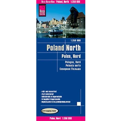 Imagen de Polonia Norte, mapa de carreteras impermeable. Escala 1:350.000. Reise Know How.: world mapping project (Poland North (1:350.000))