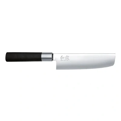 Imagen de Kai Wasabi 6716N Black Nakiri cuchillo picador, de cocina acero inoxidable, 16,5 cm