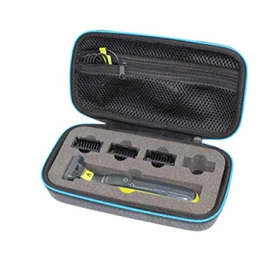 Imagen de ESCOCO Duro Estuche Viajes Funda Bolso para OneBlade QP2530/30 QP2520/30 Hybrid Recortador shaver Gris