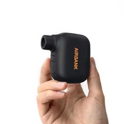 Imagen de AIRBANK Mini Bomba de Bicicleta Pocket SE, Aire eléctrica 100 PSI para Carretera, portátil válvula Schrader y Presta con batería Recargable
