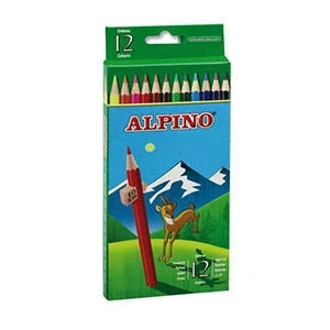 Imagen de Lapices de colores alpino 654 caja 12 largos