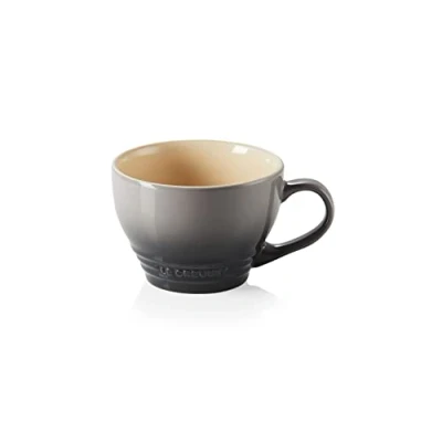 Imagen de Le Creuset Taza desayuno de cerámica gres, 400 ml, Flint, 70304404440002